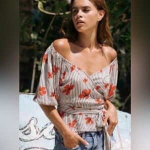 Billabong New Lust Wrap Top Size S NWT